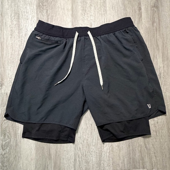 Vuori Other - Vuori Stockton Short Lined Men’s Medium Black and Gray